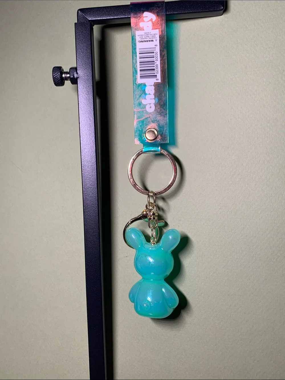 Charm Buddy Keychain - Blue Rabbit